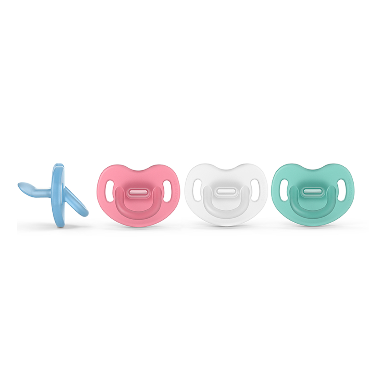 Smoothie soother (all silicone) anatomical teat 0-6m