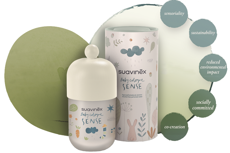 Baby Cologne Sense, alcohol-free cologne for babies