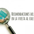 recomendaciones en la vuelta al cole