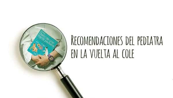 recomendaciones en la vuelta al cole