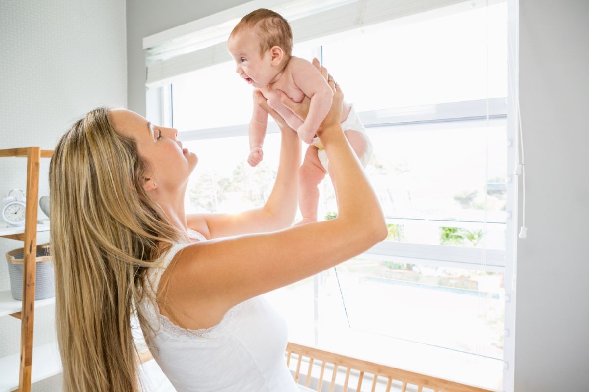 hora del baño del bebe