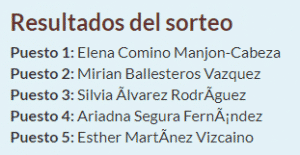 ganadores