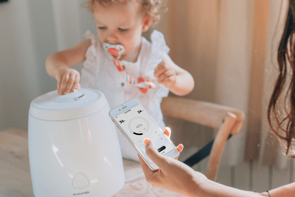 Cómo y porqué humidificar la habitación de un bebé?