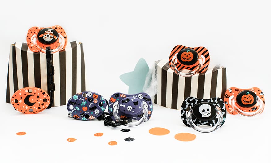 nuevos chupetes para Halloween de Suavinex