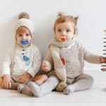 niño gorro pompón niña bufanda chupetes de Navidad Suavinex