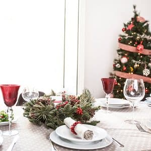 Ideas para decorar la mesa en Navidad