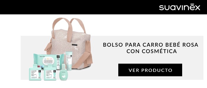 Bolso para Carro Bebé Rosa con Cosmética