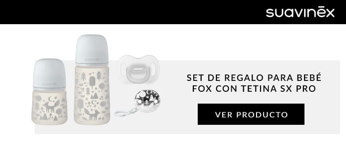 Set de regalo para bebé Fox con tetina SX Pro