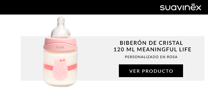 biberon cristal meaningful rosa suavinex