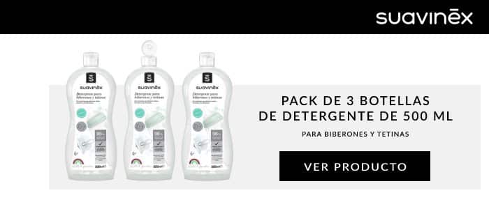 Pack de 3 Botellas de Detergente de 500 ml para Biberones y Tetinas