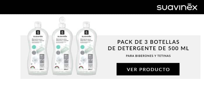 Pack de 3 Botellas de Detergente de 500 ml para Biberones y