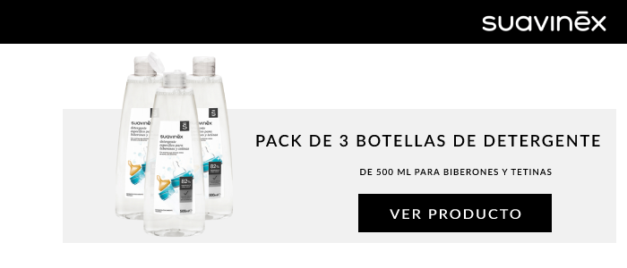 Pack de 3 botellas de detergente de 500 ml para biberones y tetinas