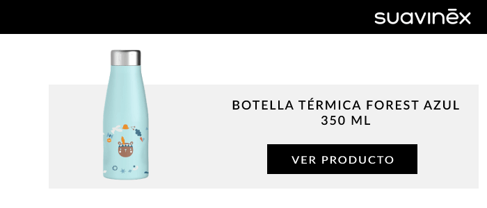 Botella Térmica Forest Azul, 350 ml