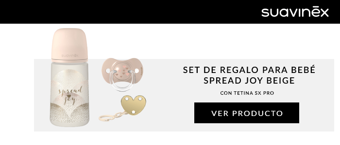 Set de regalo para bebé Spread Joy Beige con tetina SX Pro