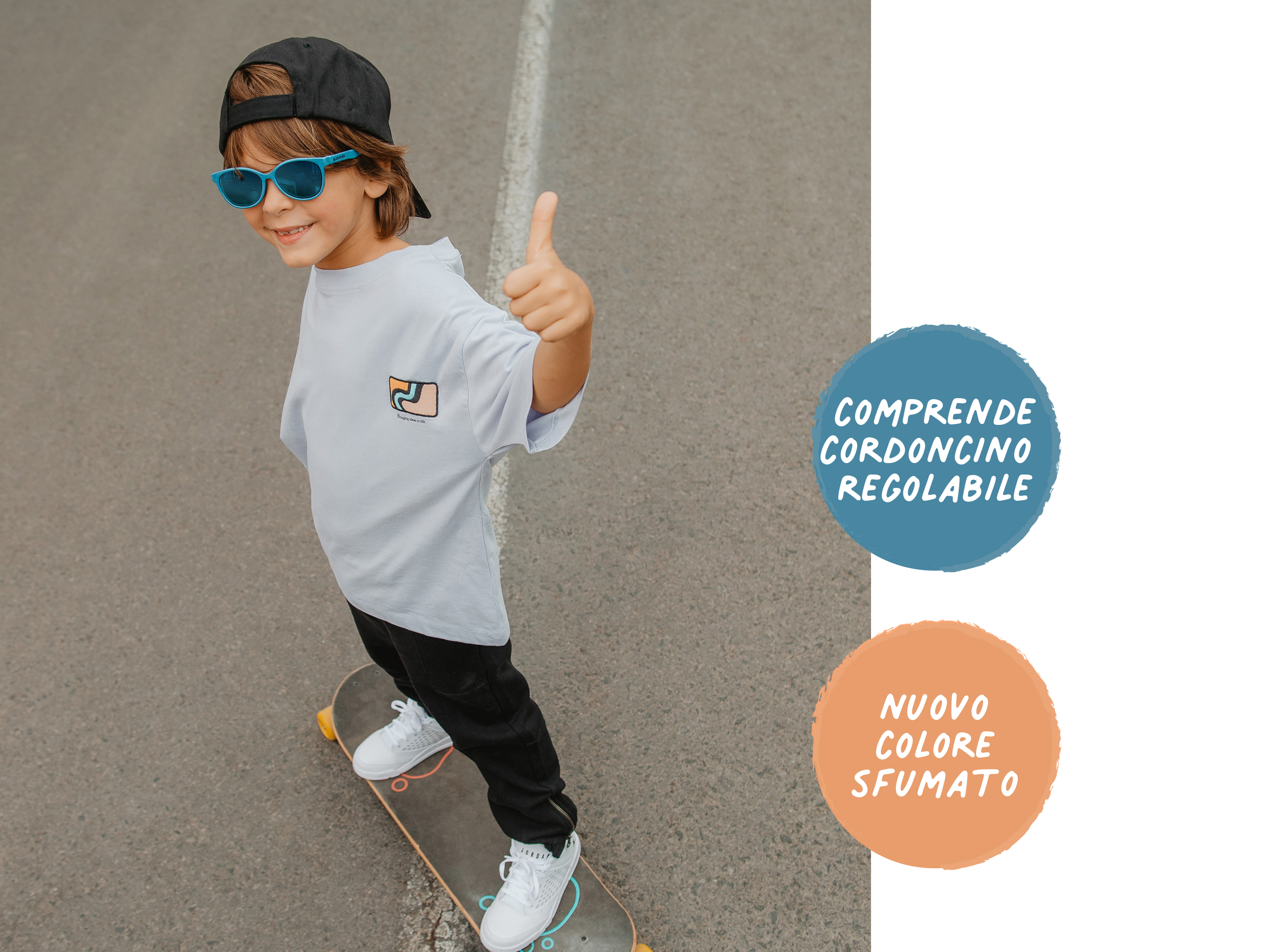 Occhiali Da Sole Per Bambini 0-48 Mesi Fascia Elastica