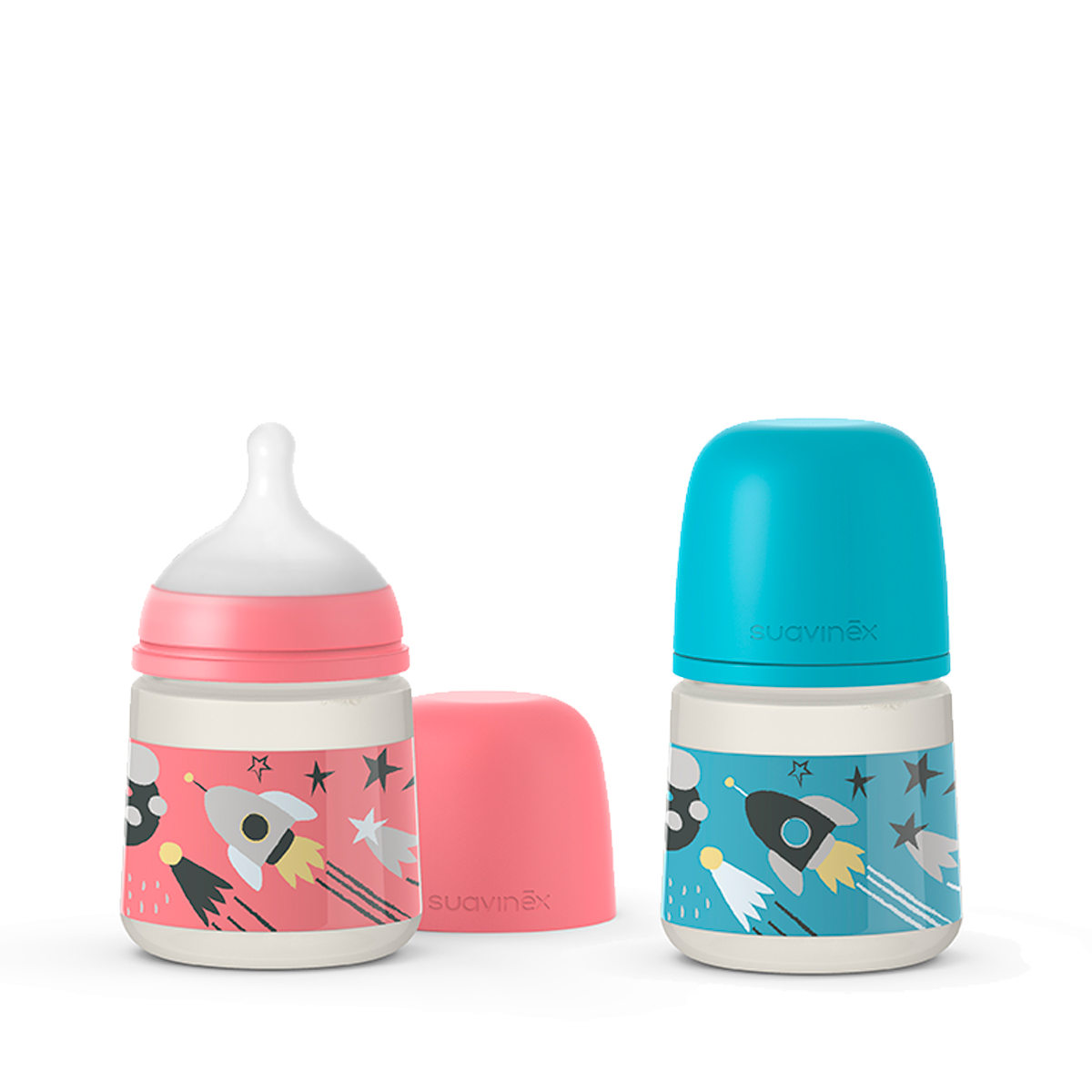 Wide neck bottle with SX PRO™ physiological +0