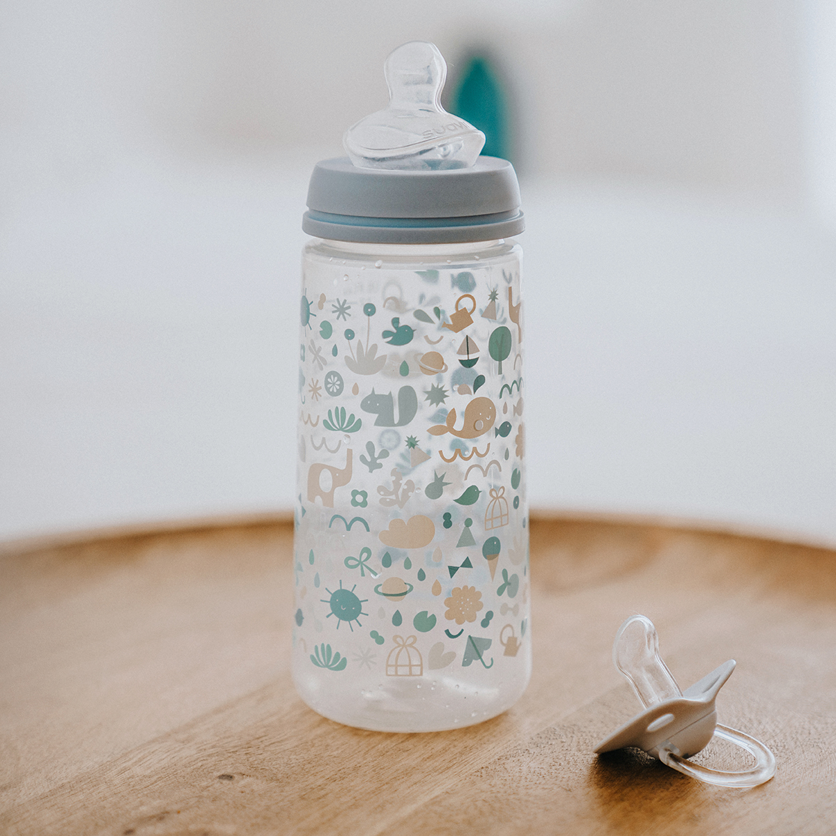 Wide neck bottle with anatomical teat 360ml
