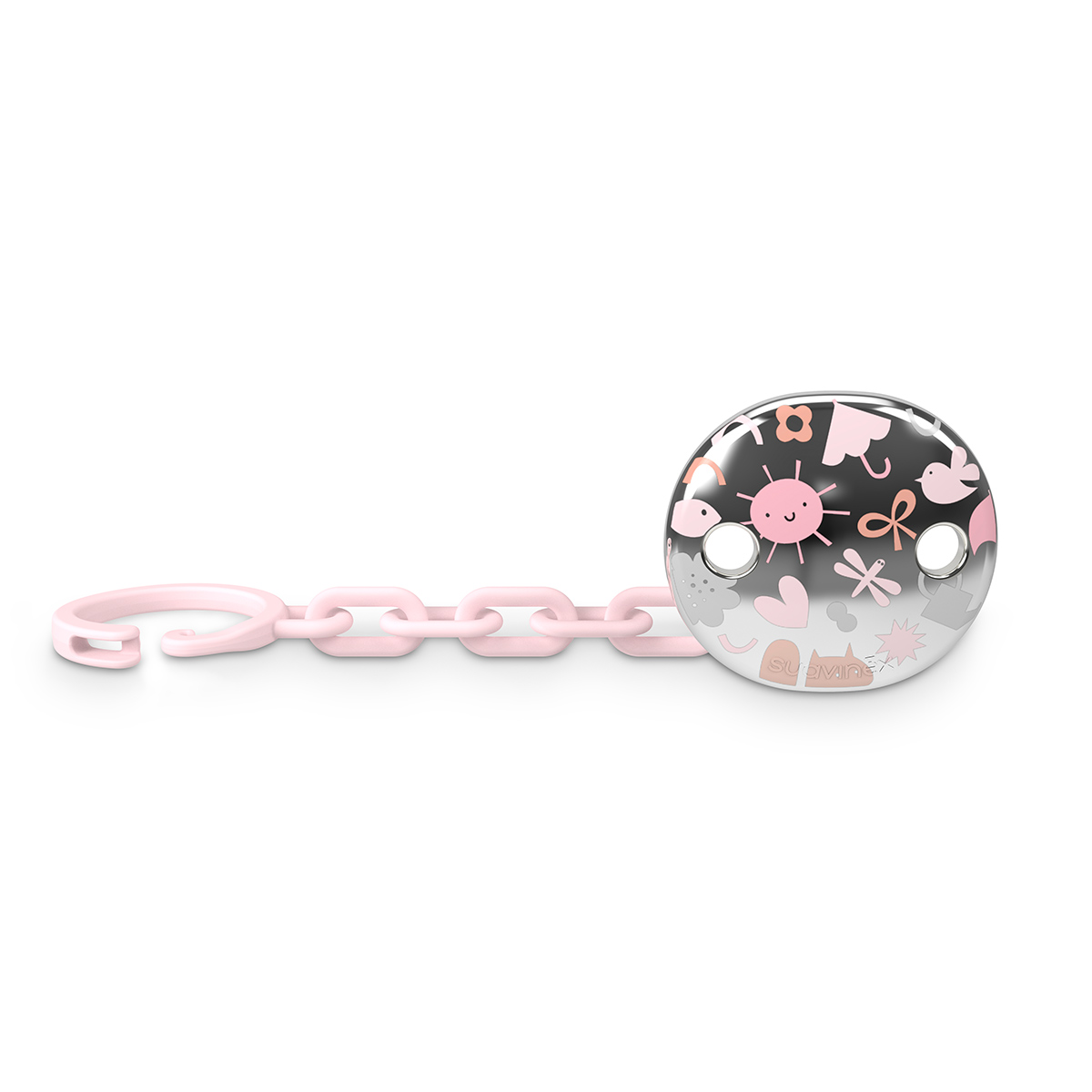 Jewel soother clip