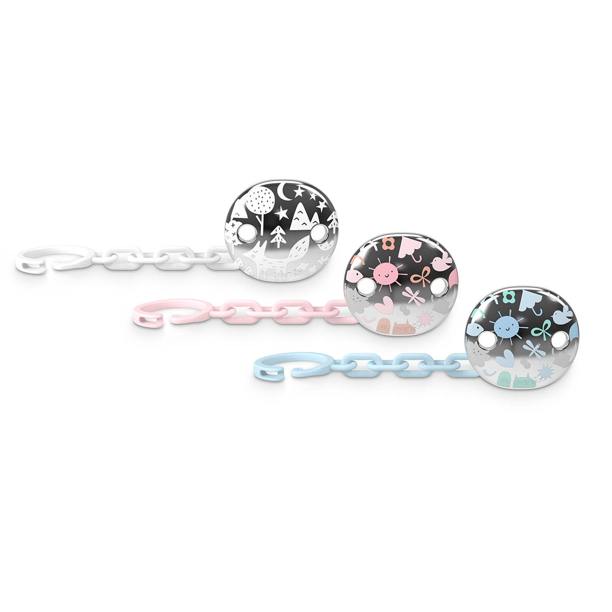 Jewel soother clip Jewel soother clip