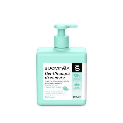 Foam cleansing gel and shampoo